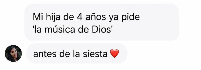 Testimonio: Mi hija de 4 años ya pide la música de Dios antes de la siesta